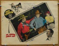9b121 ALL AROUND FRYING PAN LC '25 cowboy Fred Thomson saves pretty Clara Horton from bad guy!
