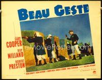 9b137 BEAU GESTE LC '39 crazy Brian Donlevy confronts Gary Cooper on top of fort!