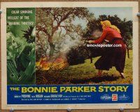 9b164 BONNIE PARKER STORY LC #4 '58 pretty cigar-smoking Dorothy Provine shooting machine gun!