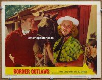9b165 BORDER OUTLAWS LC #2 '50 Spade Cooley standing by pretty Maria Hart & her horse!