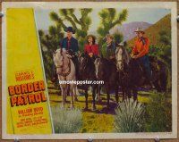9b166 BORDER PATROL LC '43 William Boyd as Hopalong Cassidy on horseback with his friends!