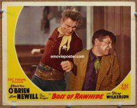 9b169 BOSS OF RAWHIDE LC '43 Texas Ranger Dave O'Brien punching out bad guy!