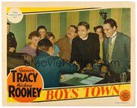 9b173 BOYS TOWN LC '38 Spencer Tracy as Father Flanagan promises judge he'll have no regrets!