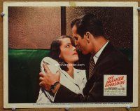9b177 BRASHER DOUBLOON LC #3 '47 best close up of George Montgomery embracing worried Nancy Guild!