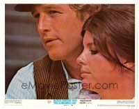 9b194 BUTCH CASSIDY & THE SUNDANCE KID LC #1 R73 super close up of Paul Newman & Katharine Ross!