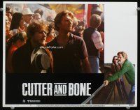 9b234 CUTTER & BONE LC #5 '81 close up of Jeff Bridges & John Heard wearing eyepatch!