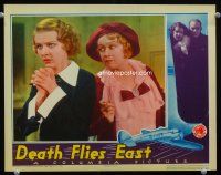 9b241 DEATH FLIES EAST LC '35 Irene Franklin watches pretty Florence Rice wringing her hands!