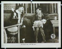 9b252 DOG'S LIFE LC '18 Charlie Chaplin & his mutt are told to leave by man at drums!