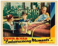 9b271 EMBARRASSING MOMENTS LC '34 Chester Morris & pretty Marion Nixon in convertible!