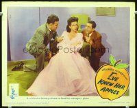 9b274 EVE KNEW HER APPLES LC '44 pretty Ann Miller in pink dress won't listen to her managers!