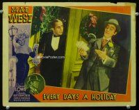 9b275 EVERY DAY'S A HOLIDAY Other Company LC '37 sexy border art of Mae West, image of two men!