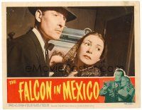 9b283 FALCON IN MEXICO LC '44 close up of detective Tom Conway with worried woman!