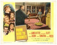 9b300 FROM HERE TO ETERNITY LC '53 Burt Lancaster tries to seduce officer's wife Deborah Kerr!
