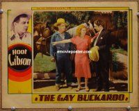 9b312 GAY BUCKAROO LC '32 Merna Kennedy & Hoot Gibson talking to Roy D'Arcy!