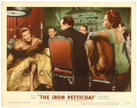 9b408 IRON PETTICOAT LC #6 '56 Katharine Hepburn tells Bob Hope that she found her red garters!