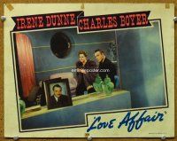 9b449 LOVE AFFAIR LC '39 Charles Boyer is bothered by picture of another man in Irene Dunne's room