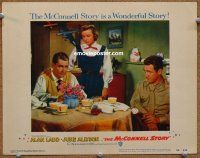 9b487 McCONNELL STORY LC #7 '55 June Allyson between Alan Ladd & James Whitmore at table!
