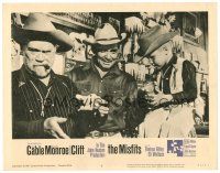 9b502 MISFITS LC #8 '61 Clark Gable in bar handing shot glass to young boy in cowboy suit!