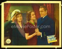 9b523 NAVY BLUES LC '37 Dick Purcell & pretty Mary Brian holding hands while Lucile Gleason salutes!