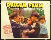 9b601 PRISON FARM LC '38 kindly prison doctor Lloyd Nolan shields Shirley Ross from the matron!