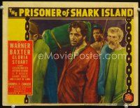 9b602 PRISONER OF SHARK ISLAND LC '36 directed by John Ford, Warner Baxter as Dr. Samuel Mudd!