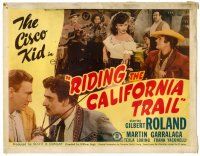9b086 RIDING THE CALIFORNIA TRAIL TC '47 great images of Gilbert Roland as The Cisco Kid!