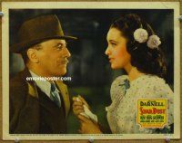 9b675 STAR DUST LC '40 close up of pretty 17 year-old actress Linda Darnell & Roland Young!