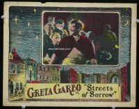 9b689 STREETS OF SORROW LC '27 G.W. Pabst German movie with unbilled Greta Garbo!