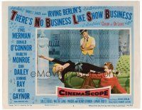 9b711 THERE'S NO BUSINESS LIKE SHOW BUSINESS LC #4 '54 sexiest Marilyn Monroe singing on sofa!