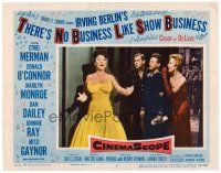 9b713 THERE'S NO BUSINESS LIKE SHOW BUSINESS LC #7 '54 O'Connor, Ray & Gaynor watch Merman sing!