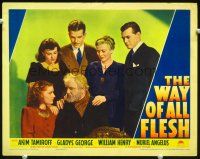 9b759 WAY OF ALL FLESH LC '40 Akim Tamiroff surrounded by his concerned family!