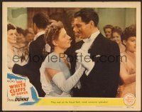 9b763 WHITE CLIFFS OF DOVER LC '44 close up of Irene Dunne & Alan Marshal dancing at fancy party!