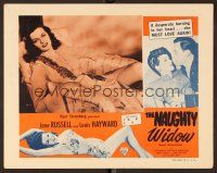 9b775 YOUNG WIDOW LC R52 full-length image of world's most exciting sexy brunette Jane Russell!