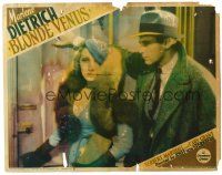 9b006 BLONDE VENUS LC '32 Herbert Marshall confronts Marlene Dietrich & orders her out!
