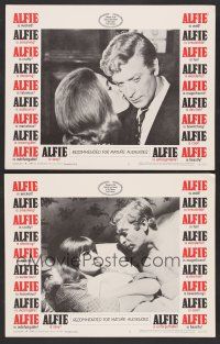 9c730 ALFIE 2 LCs '66 British cad Michael Caine loves them and leaves them, ask any girl!