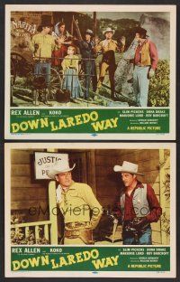 9c765 DOWN LAREDO WAY 2 LCs '53 Arizona Cowboy Rex Allen, Slim Pickens!
