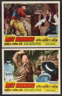9c794 LAST COMMAND 2 LCs '55 Sterling Hayden & Ernest Borgnine at the Alamo!