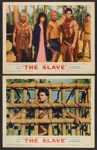 9c834 SLAVE 2 LCs '63 Il Figlio di Spartacus, Steve Reeves as the son of Spartacus!