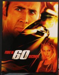9c160 GONE IN 60 SECONDS 8 color 11x14 stills '00 car thieves Nicolas Cage & Angelina Jolie!