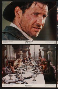 9c197 INDIANA JONES & THE TEMPLE OF DOOM 8 color 11x14 stills '84 Harrison Ford & Kate Capshaw!