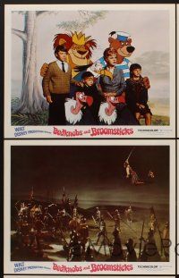 9c515 BEDKNOBS & BROOMSTICKS 5 LCs '71 Walt Disney, Angela Lansbury, great cartoon art!