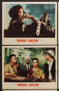 9c516 BHOWANI JUNCTION 5 LCs '55 sexy Ava Gardner murders Lionel Jeffries, Stewart Granger!