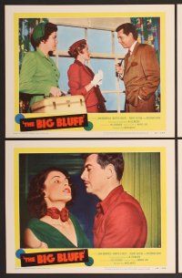 9c427 BIG BLUFF 7 LCs '55 cruel, cunning, charming, he used every trick on every girl!