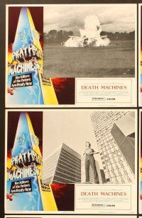 9c116 DEATH MACHINES 8 LCs '76 wild sci-fi, Ron Marchini, the killers of the future are ready now!
