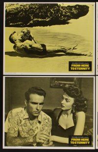 9c156 FROM HERE TO ETERNITY 8 LCs R78 Burt Lancaster, Frank Sinatra, Donna Reed, Montgomery Clift