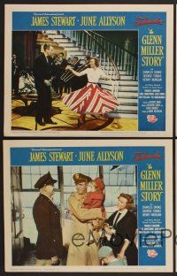 9c589 GLENN MILLER STORY 4 LCs R60 James Stewart in the title role with June Allyson!