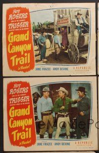 9c527 GRAND CANYON TRAIL 5 LCs '48 cowboy Roy Rogers & Trigger in Arizona!