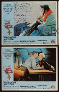9c675 HELLO DOWN THERE 3 LCs '69 Tony Randall & Janet Leigh in wacky ocean sci-fi rock & roll comedy