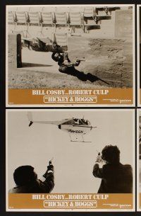 9c178 HICKEY & BOGGS 8 LCs '72 Bill Cosby & Robert Culp keep firing until they hit anything!