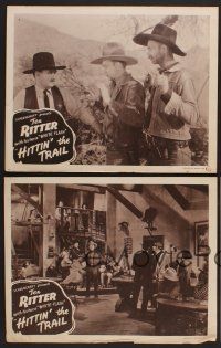 9c491 HITTIN' THE TRAIL 6 LCs R40s Tex Ritter & White Flash, Tommy Bupp, Jerry Bergh!